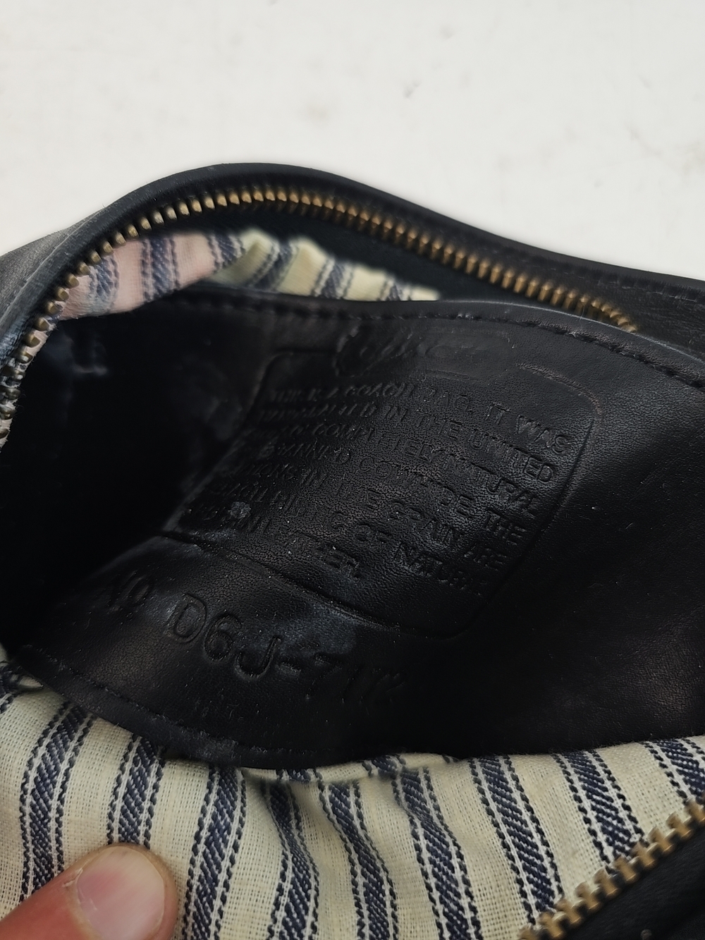 Coach Black Leather Clutch Pouch - Picture 4 of 7